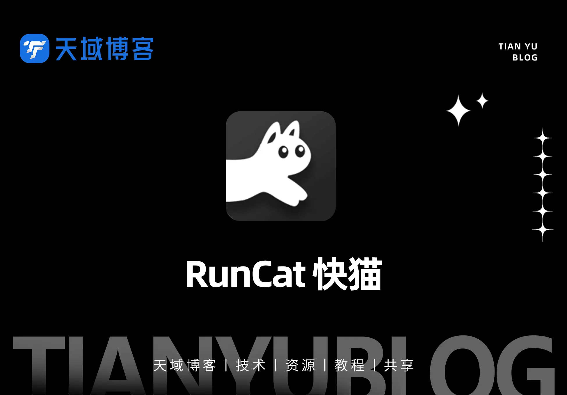 任务栏放一只可以检测CPU的奔跑的猫,超酷的,使用率越高它跑的越快!-天域博客